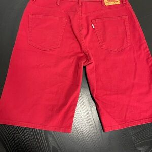 Levi's Bold Red Men's Jean Shorts